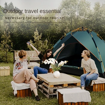 Палатка с едно докосване за пътуване на 3-4 човека, семейно убежище от слънцето, мобилна автоматична палатка за риболов, палатка за пикник на открито