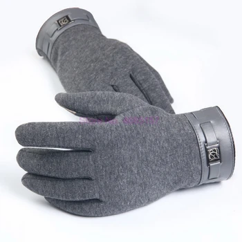dhl или FedEx, 50 чифта мъжки ръкавици, топло варежка с лък, еластични ръкавици за целия пръст, зимни ръкавици за сензорен екран