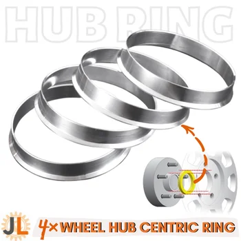 Централните пръстени на главината 65-60 Диаметър на пръстена централна главината на колелото, дистанционер от алуминиева сплав, броят (4)