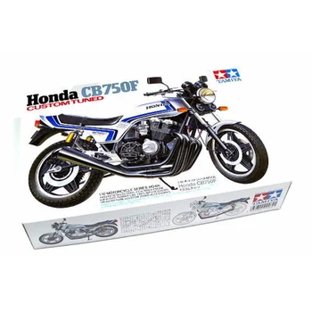 Модел на мотоциклет Tamiya 1/12 Мотоциклет Honda CB750F, КОНФИГУРИРАНИ ПО ПОРЪЧКА на комплекти за сглобяване на модели, за хоби, статични играчки за хоби 14066