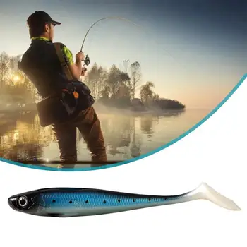 Отлични риболовни примамки 3D Очите Ярки цветове 3D фалшиви риболовни примамки Леки бионические примамки за риболов на открито
