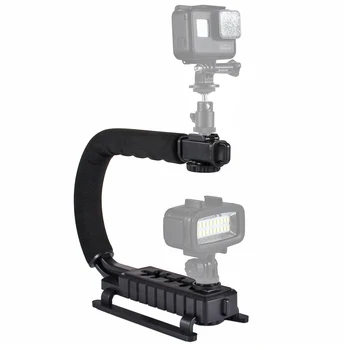 Огледално-рефлексни фотоапарати Домашна DV камера U/C-образно Преносим Ръчен DV-скоба Handbard ABS 1/4 Винт притежателя камера със странично затваряне