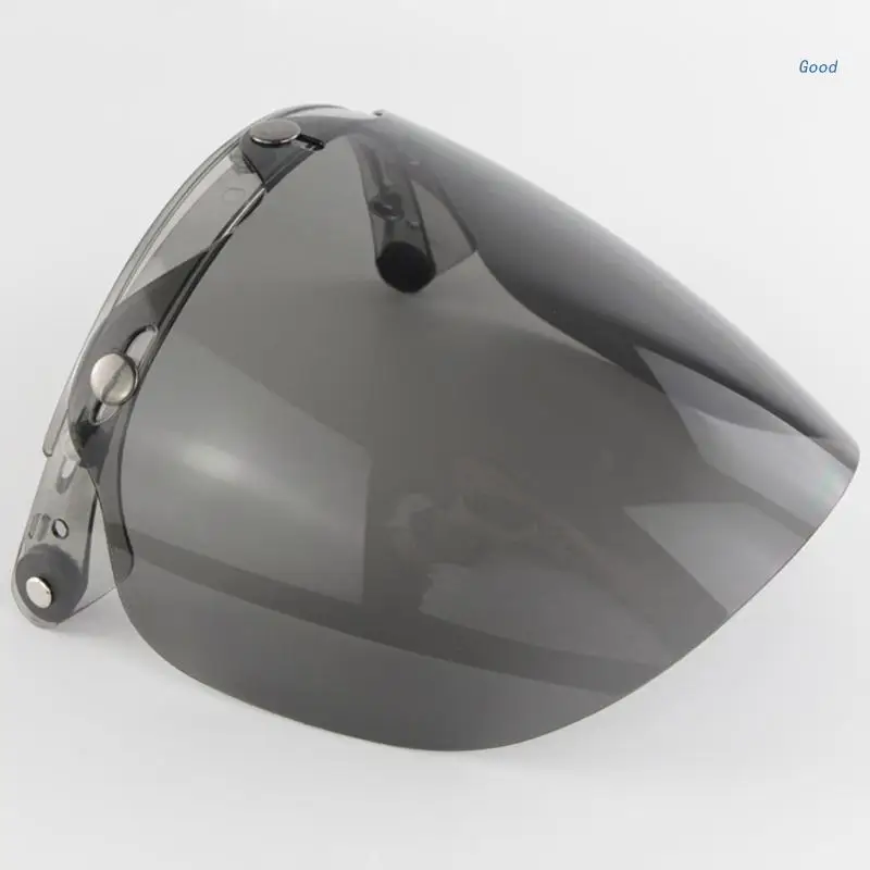 Мотоциклет с каска пузырьковым козирка, 3-защелкивающийся дизайн, открит козирка за каска с обектив за PC, подарък за любителите на мотоциклети