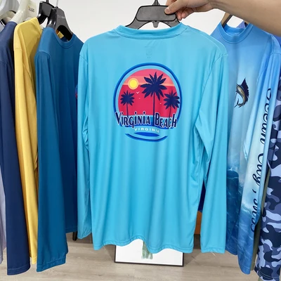 Мъжки ризи за риболов, Мъжки UV-риза UPF 50 +, Солнцезащитная Риза За Риболов, Лека риза, Бързосъхнеща, Дишаща, Мека, Размер S-2XL