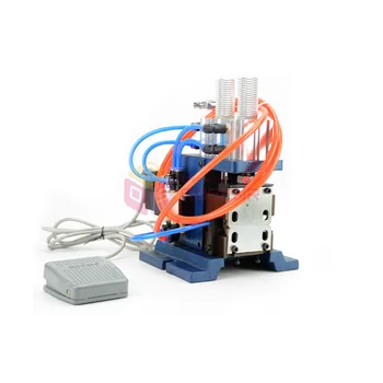 Вертикална пневматична машина за източване на кабели DZ-3F, Машина за източване на Пилинг, Машина за рязане на тел, Машина за отслаивания тел Plasitc
