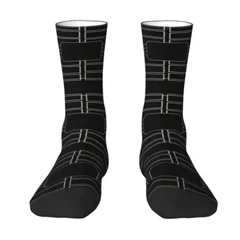 Сладки чорапи с мразовит капан, мъжки и дамски чорапи за баскетбол с 3D принтом, спортни чорапи за екипажа