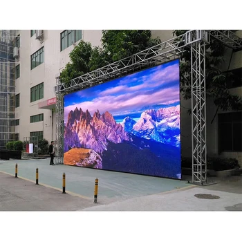 Дисплей за реклама СМД1921 104*104пиксель П4.81 на открито 500*500мм, панел стени led видео за външни водоустойчивых панели KODAK