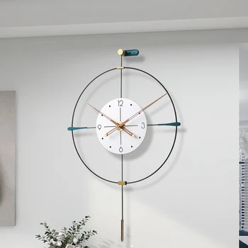 Кристални Кръгли скандинавските Кръгли самозалепващи стенни Часовници Безшумни Големи Самозалепващи Стенни Часовници с Модерен Дизайн Луксозни Стенни Рисувани Horloge Home Decor