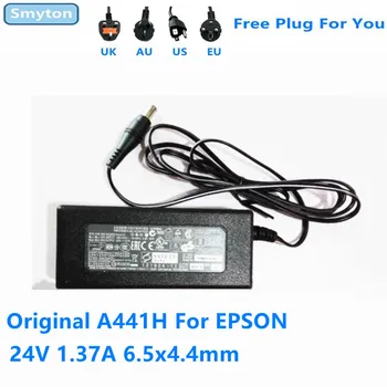 Оригинален Адаптер за променлив ток Зарядно Устройство за EPSON 24V 1.37 A 33W A441H захранване скенер принтер
