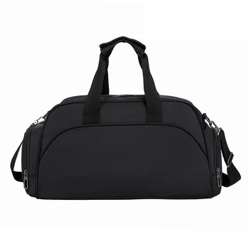 Нова чанта за фитнес със сух и влажен раздяла, потребителски лого, пътна преносима спортна чанта на едно рамо
