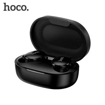 HOCO mini True TWS Безжични Bluetooth Слушалки 5.1 с Шумопотискане Спортни слушалки Водоустойчиви Слушалки 300 mah зарядно устройство ще захранване на Скоростната