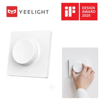 Умен слаби Yeelight Безжична настройка на яркостта на светлината Домашна живот Bluetooth-съвместими с дистанционно управление