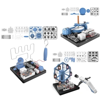 Играчки STEM, определени за изучаване на принципите на работа, схеми и механизми, комплект за монтаж на електроника