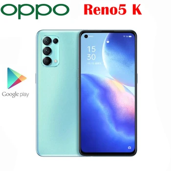 Оригинален Официално Нов Смартфон OPPO Reno 5K 5G Snapdragon 750 ГР 6,43-инчов OLED-64-Мегапикселова Камера 4300 mah 64 Watt Супер Зарядно Устройство Android11
