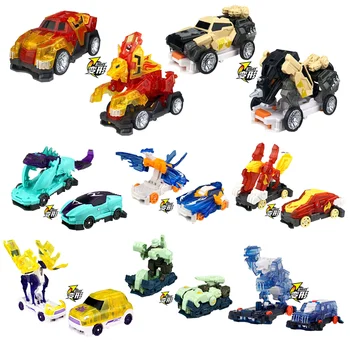 Screechers Wild 4 Деформационные кола играчки-трансформърс Screech Capture Wafer 360 Фигури за момчета, детски играчки За деца, Подаръци за деца