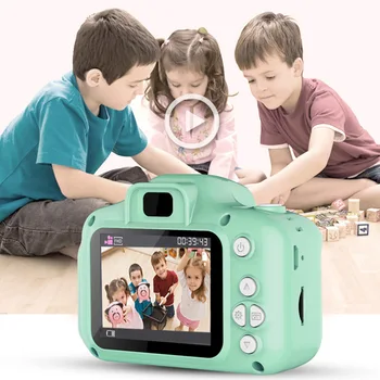 Детски фотоапарат с водоустойчив екран за 1080P HD видео игра, 8 милиона пиксела, детска мультяшная скъпа камера, играчка за снимане на открито
