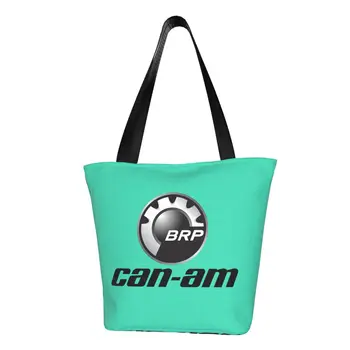Чанта за пазаруване с логото на BRP ATV Can-Am; прекрасно холщовые чанти-тоут за купувачите; преносима чанта с голям капацитет