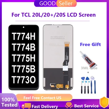 OEM За TCL 20L + T775H Дисплей със сензорен екран Дигитайзер За TCL 20L 20 Lite T774H T774B LCD дисплей TCL 20S T773H T773O TCL 20L Lite +
