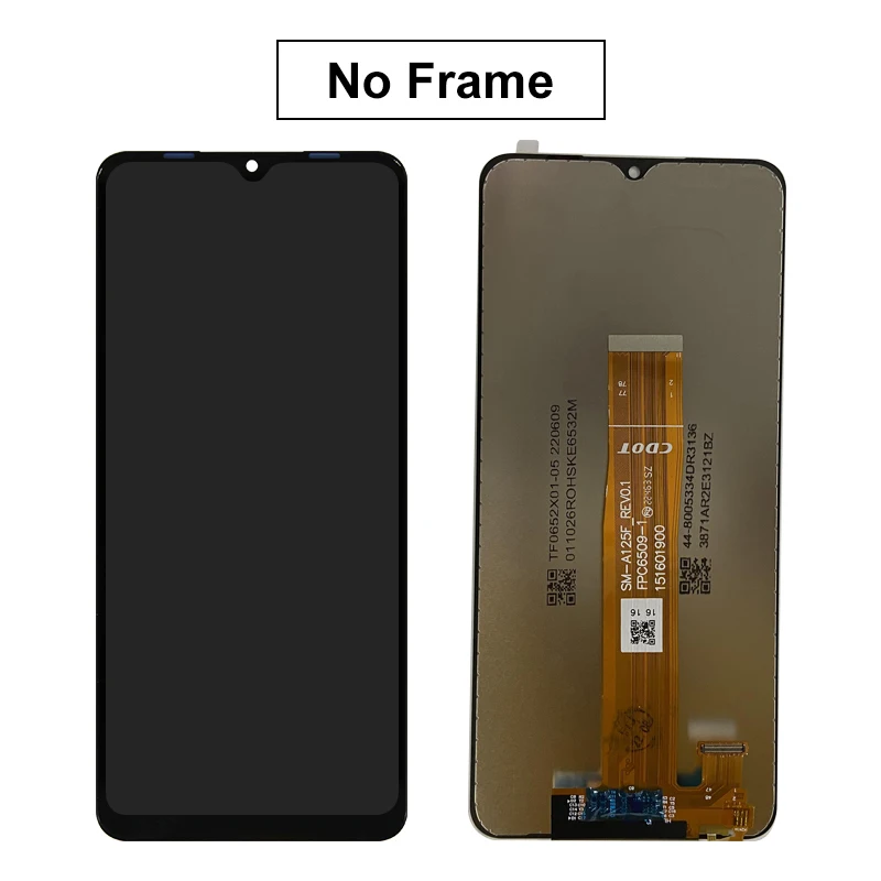 AUMOOK 100% чисто Нов оригинален за Samsung Galaxy A12 LCD сензорен дисплей, дигитайзер, в събирането, смяна на LCD екрана