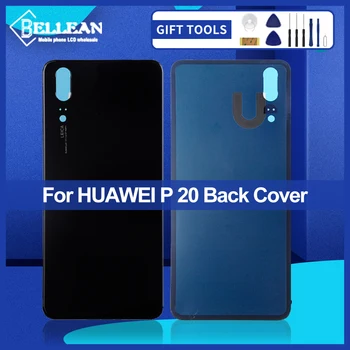Продажба на едро за Huawei P20 Задната част на капака на батерията в Задната врата на корпуса Калъф Замяна на задния капак на батерията P20 с инструменти Безплатна доставка