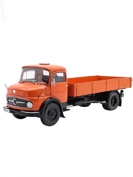L911 Транспортен камион в мащаб 1: 18, симулиращ плосък камион, модел на колата от сплав, синьо, червено, оранжево, за възрастни, любов, коллекционный дисплей, подарък