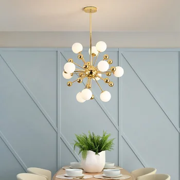 геометричен окачен лампа, декоративен окачен лампа, модерен стъклен окачен светлини, led лампа luminaria de mesa, трапезария