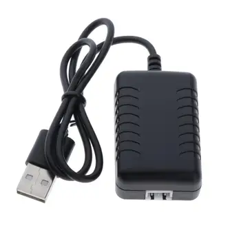 USB кабел-зарядно устройство за 7,4 В комплекта дистанционно управление, Бъги и Самолети WLTOYS 144001 XK K130