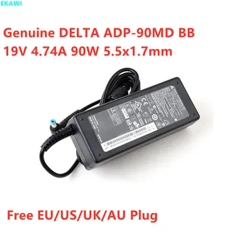 Истински DELTA ADP-90MD BB 19V 4.74 A 90W 5,5x1,7 мм Адаптер За Зарядно за лаптопи от серията ACER ASPIRE