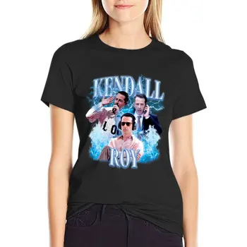 Тениска Kendall Roy Slay, контрабандная тениска на 90-те, лятото най-бели тениски за жени
