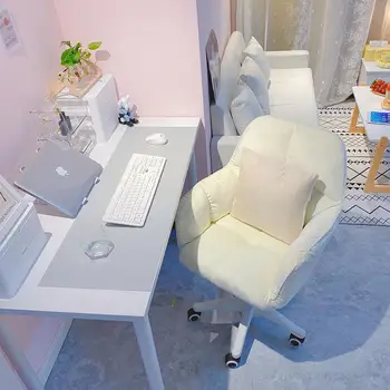 Стол за офис, спалня, Компютърно пространство, Удобен отточна тръба на шарнирна връзка лифт на 360 °, парапет на облегалката, бюро, стол за писане, Доставка