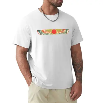 Тениска с крило от богинята Изида, кавайная дрехи, бързосъхнеща тениска, тениска за мъже