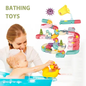 Детски пътеки за душата, играчки, забавни катящийся топчета, свайная кула, комплект за къпане, засмукване, определени за деца от 3 години