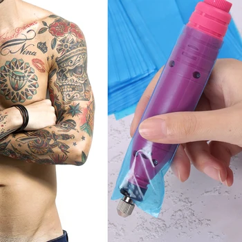 Нов еднократна защитна прозрачна торбичка за татуировка-машини, тонер касета за татуировка-на пишеща машина, чанти за татуажа, Аксесоари за татуажа