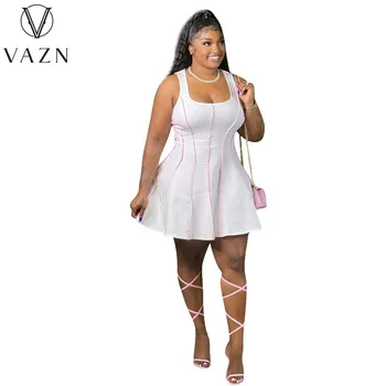 VAZN 2021 Ново Младо Свежо Сладко секси мини рокля трапецовидна форма с ръкав 