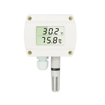 Монтиране сензор за температура и влажност на въздуха RS485/4-20 ma, водоустойчив и прахоустойчив, сензор за влажност на