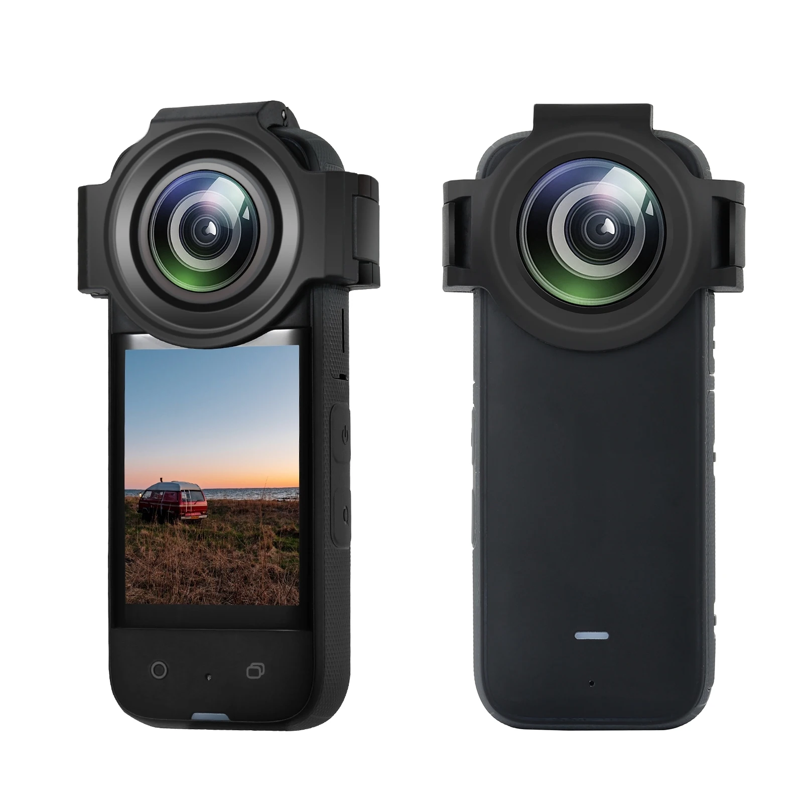 PULUZ Актуализирано Оптично Стъкло За Защита на Обектива Insta360 X3 От надраскване И падане, Защитна Капачка за Обектива на Камерата, Аксесоари За Капак на Обектива