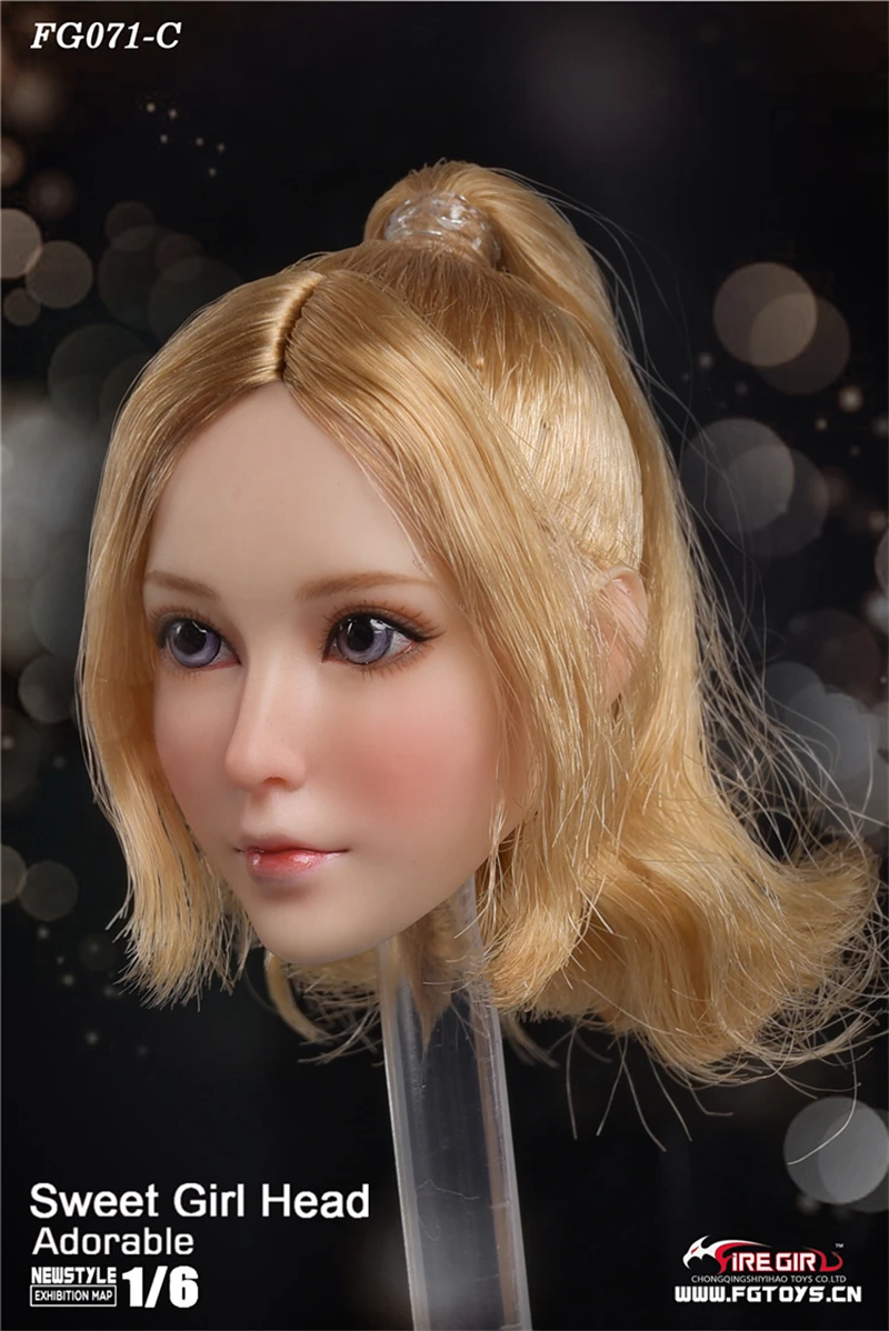 Играчки Fire Girl FG071 1/6 Войници азиатската сладко момиче Модел с вырезанной главата е Подходящ за 12 