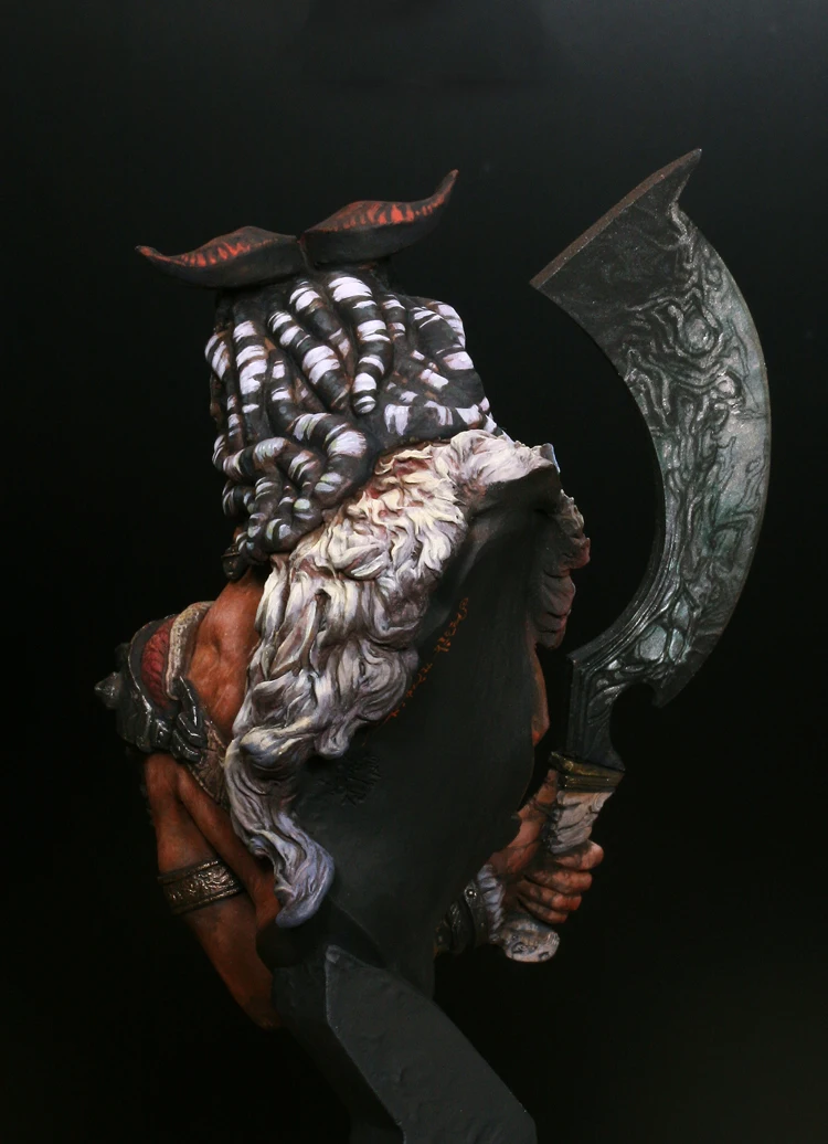 Неокрашенный комплект 1/10 Velaf Бюст Ловец на Дракони, Историческа личност, Комплект от смола