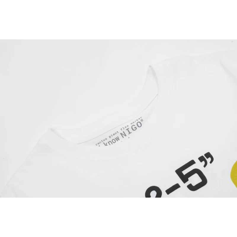 Тениска CPFM X I KNOW NIGO с висока улица, свободно размери, широки дънки, тениска CPFM, алтернативна облекло в стил хип-хоп тениска
