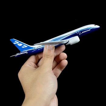 Мащаб 1/400, 20 см, авиационен метален самолет B747, прототип на модела, декорация върху пластмасова основа, колекция от бебешки играчки, подарък