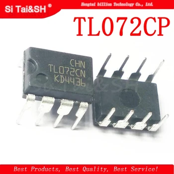 10ШТ TL072CP DIP8 TL072 DIP TL072CN DIP-8 нов и оригинален двоен операционен усилвател IC