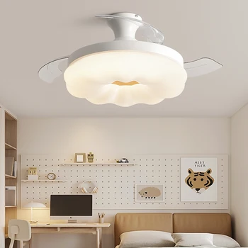 Вентилатор на тавана, съвременната Простота, led вентилатор с дистанционно управление, Осветление на ресторанта, спални, домакинство с полилей-вентилатор