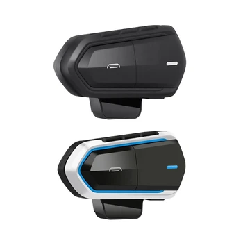 Безжична слушалка Bluetooth FM радио, водоустойчиви слушалки за моторни шлем