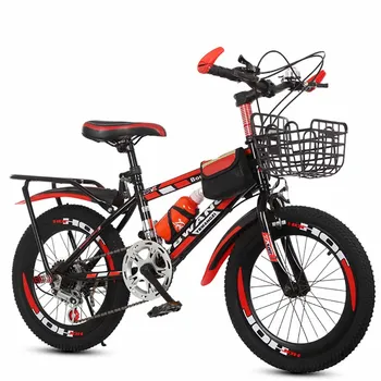 Детски планински велосипед 18-инчов велосипед с променлива Скорост, Рамка от високо стомана, Безопасна Носеща Гъба, наполняющая Удобно Седло