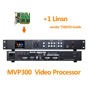 Безплатна Доставка Led Видеопроцессор MVP300 Sync Sending Card Пълноцветен led панел на дисплея с Използването на 1бр Linsn TS802d Nova MSD300
