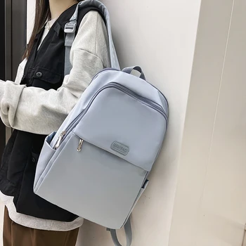 Дамски модерна чанта, женски раница за лаптоп, чанта през рамо, раница в консервативна стил, найлонови обикновена раници за момичета, чанта за книги